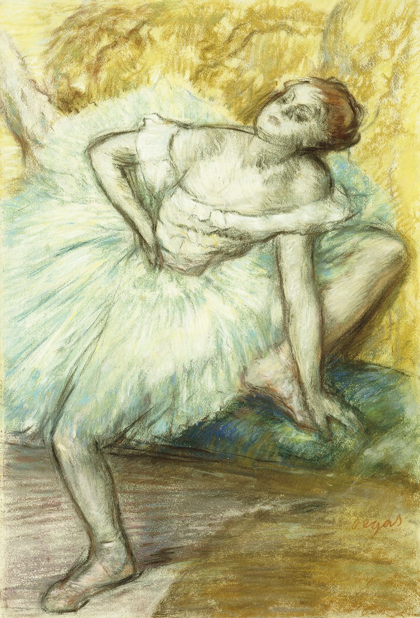 Danseres, 1897-1900 door Edgar Degas
