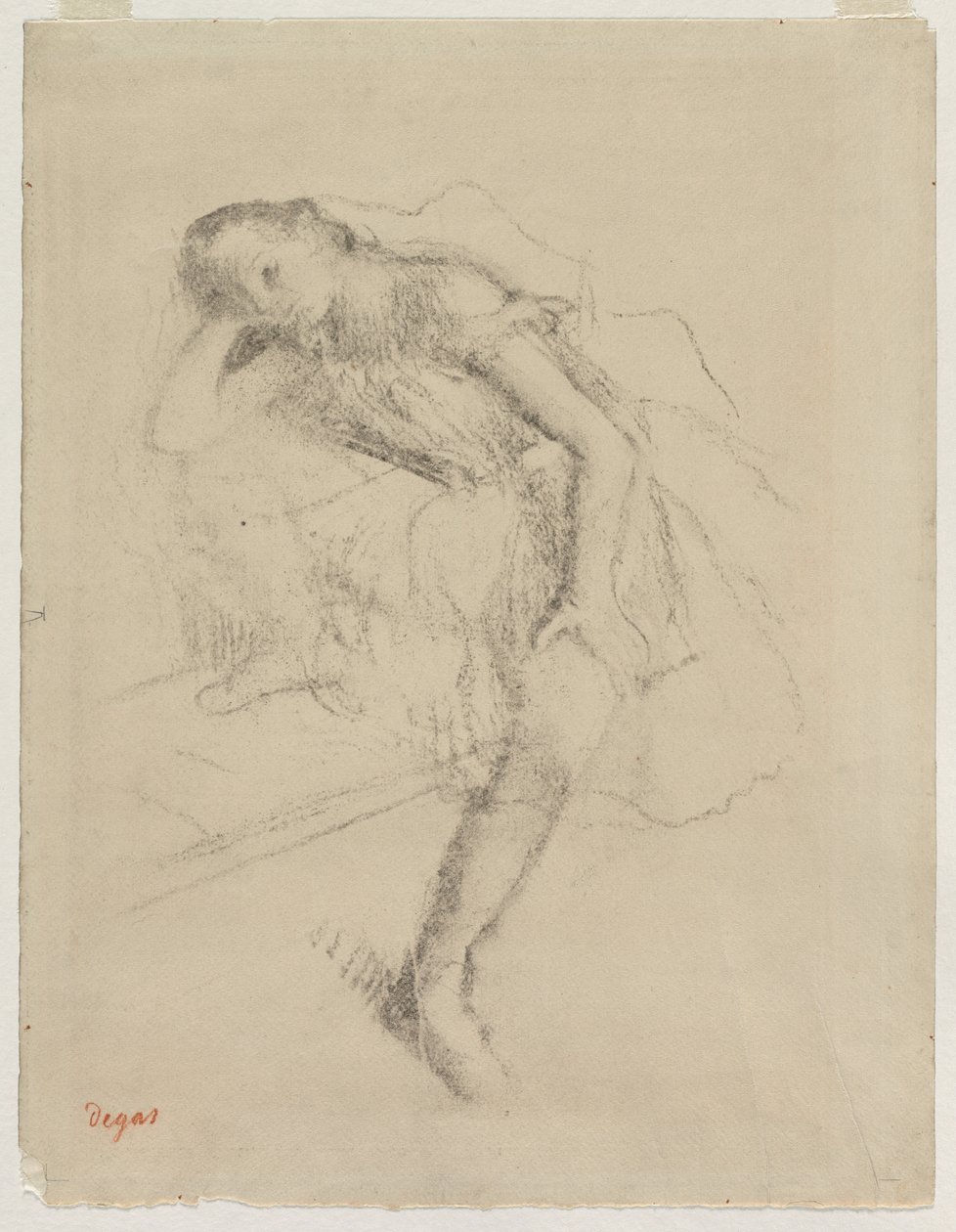 Dancer in Rust door Edgar Degas