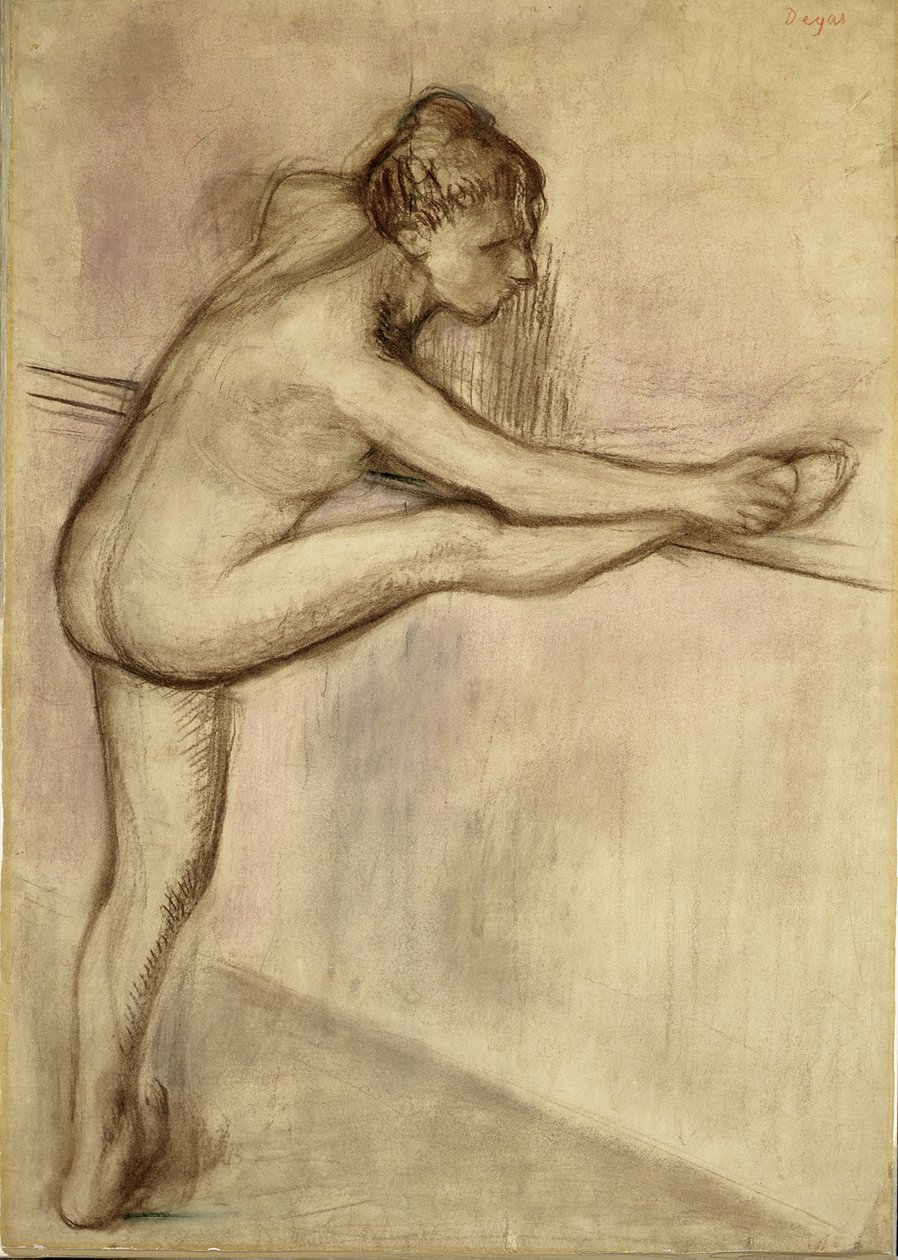 Danser bij de bar door Edgar Degas
