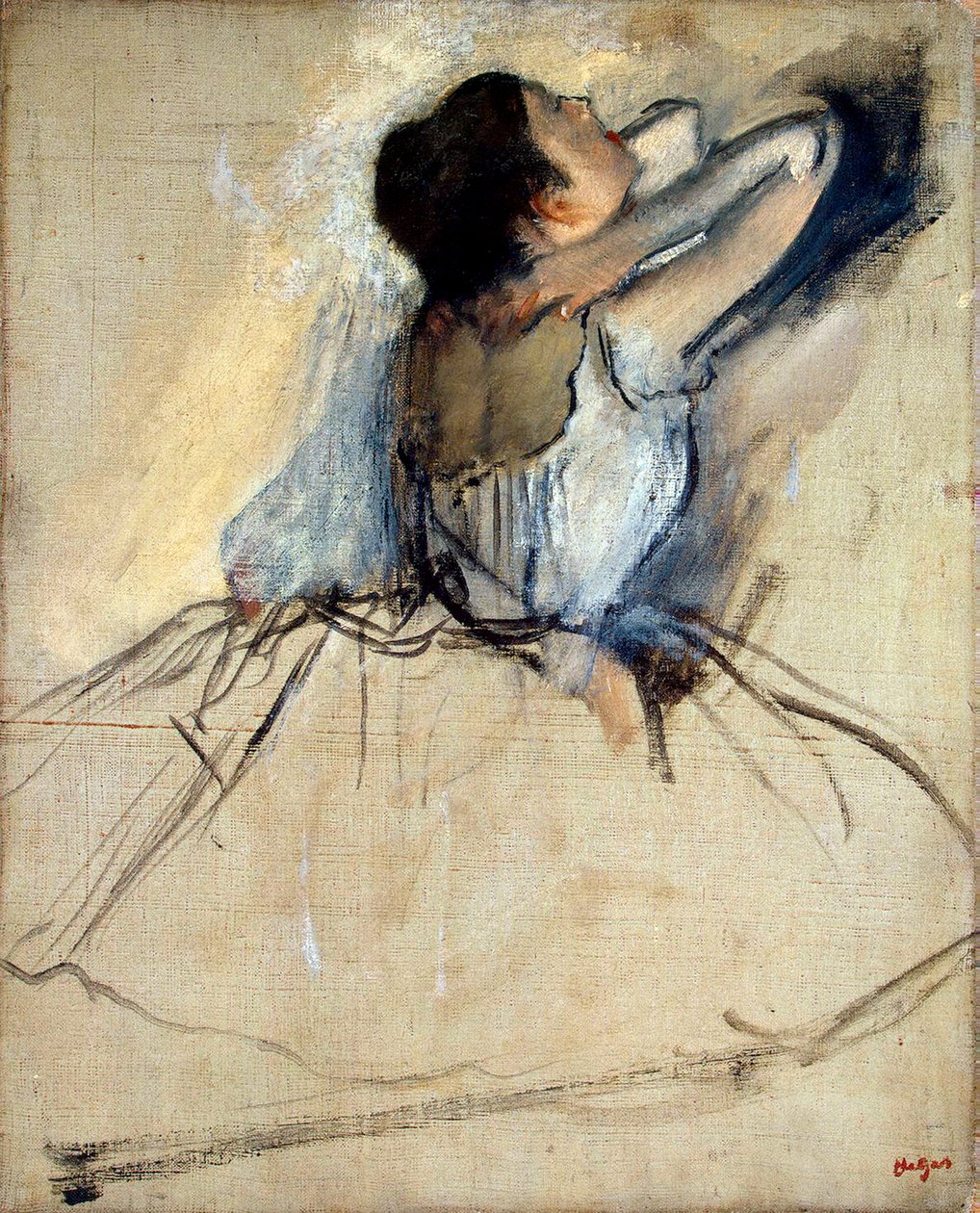Danser, ca. 1874 door Edgar Degas