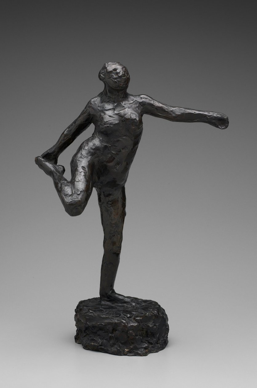 Danseres in Arabesk door Edgar Degas
