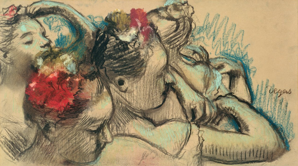 Dansers, ca. 1896-8 door Edgar Degas