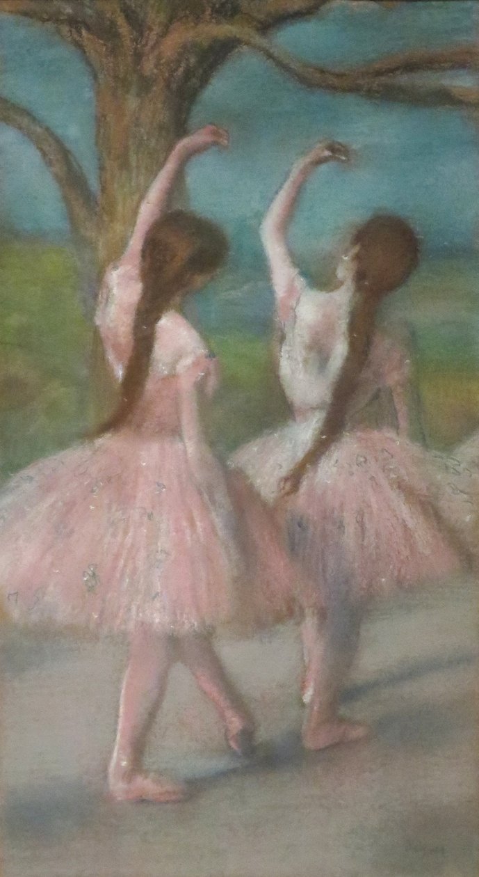 Dansers in Roze door Edgar Degas