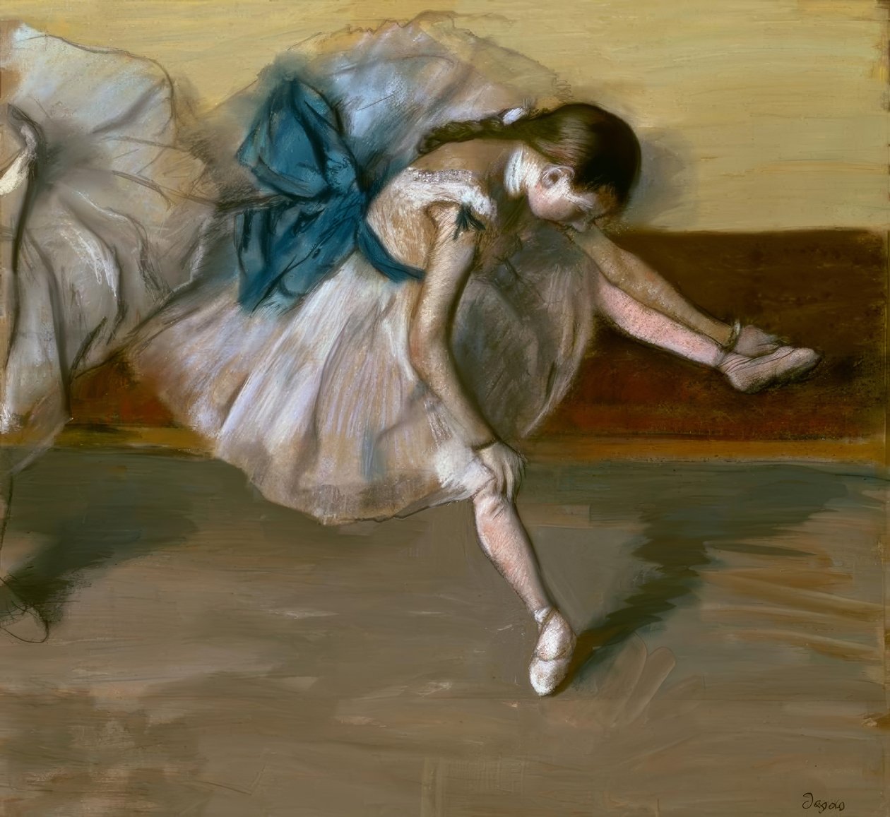 Danseres in Rust door Edgar Degas