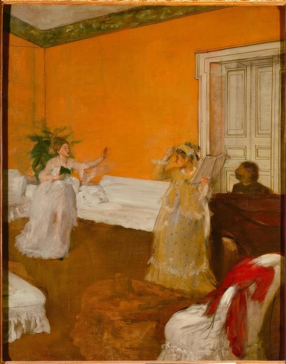 De zangles door Edgar Degas
