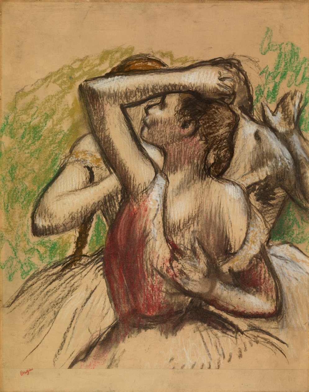 Groep Dansers door Edgar Degas