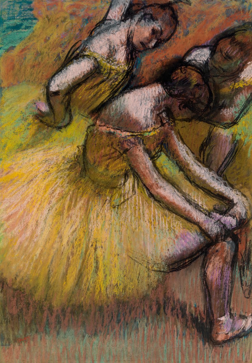 Groep dansers door Edgar Degas