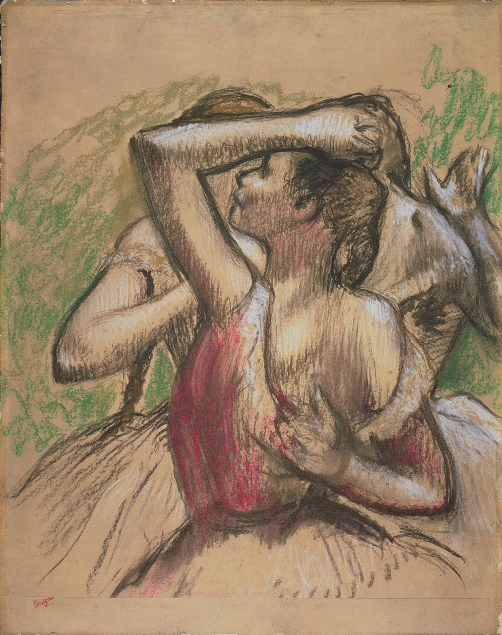 Groep Dansers door Edgar Degas