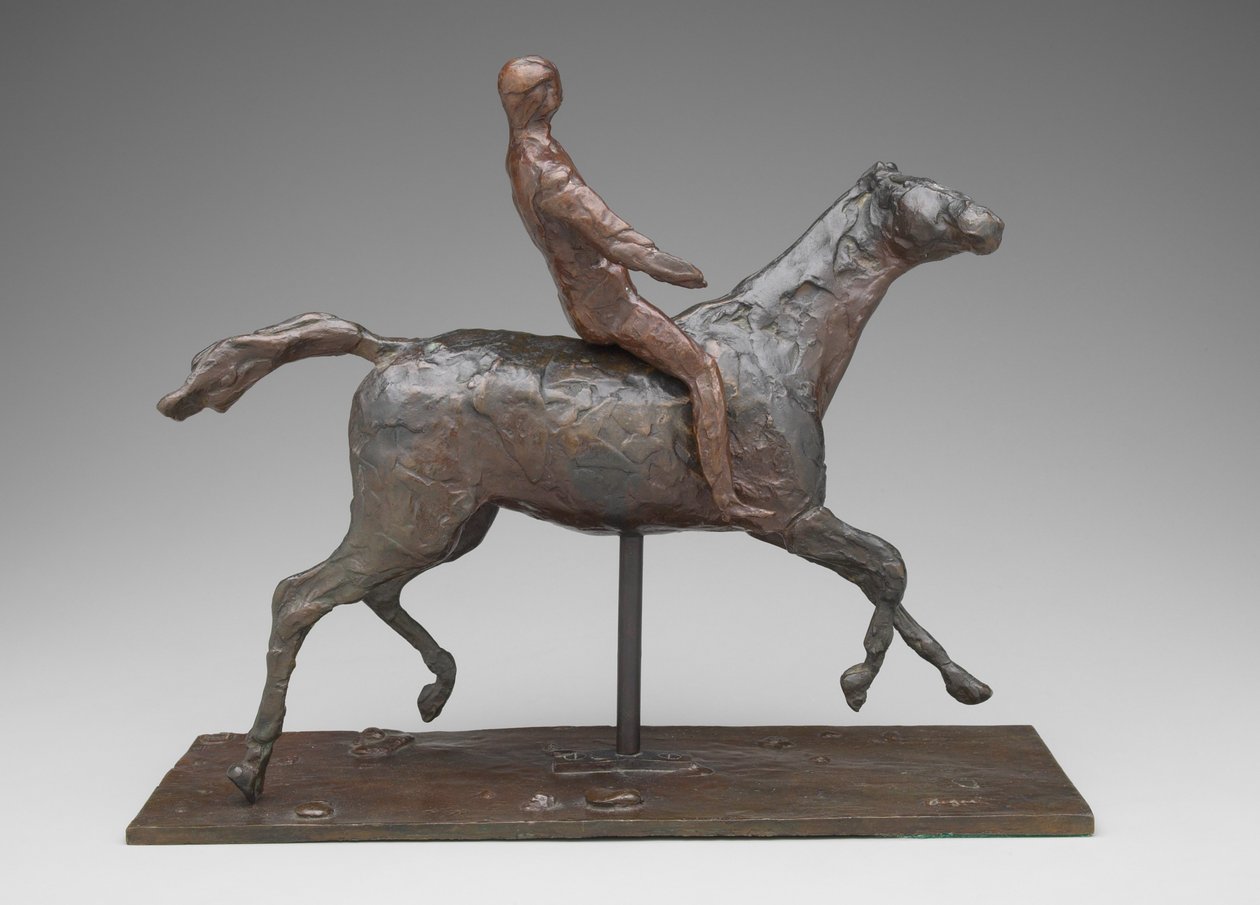 Paard en Ruiter door Edgar Degas