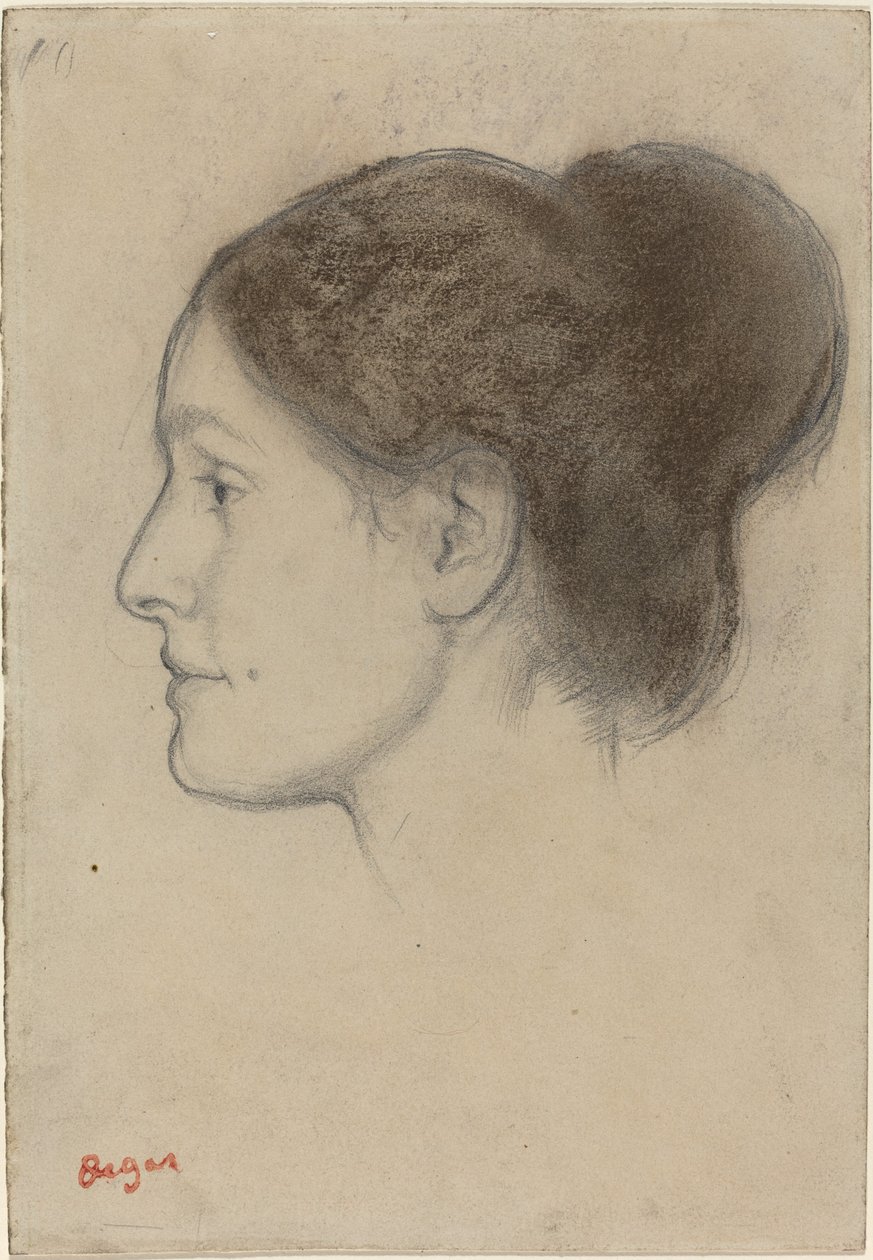 Hortense Valpinçon, 1883 door Edgar Degas