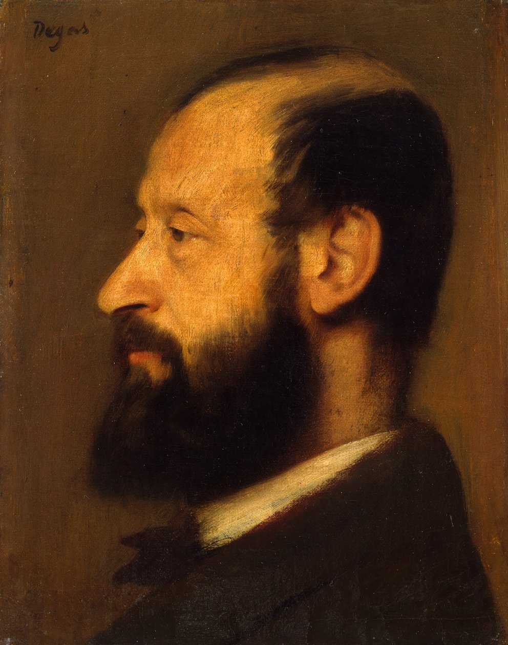 Joseph-Henri Altès 1826-1895, 1868 door Edgar Degas