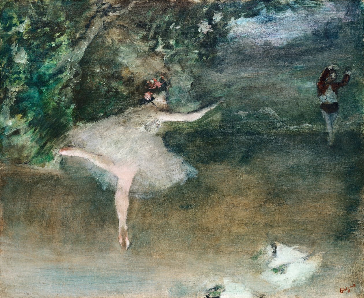 Les Pointes door Edgar Degas