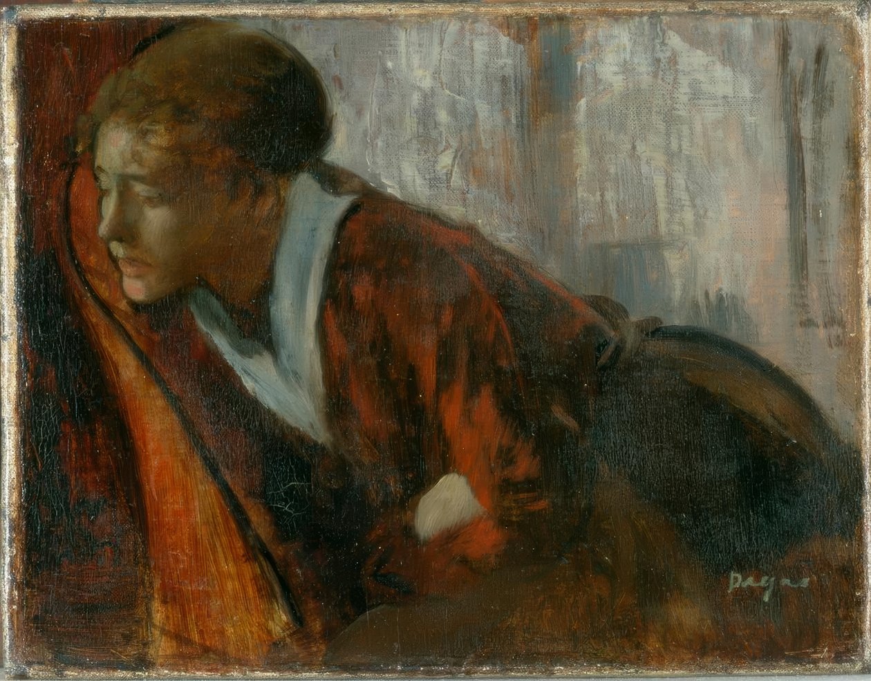 Melancholie door Edgar Degas