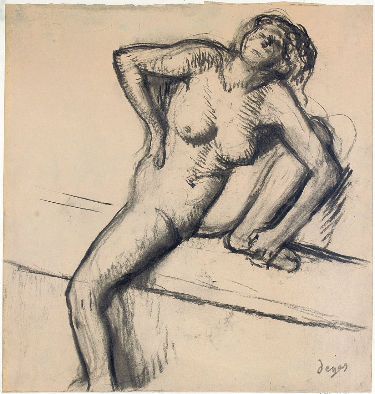 Naakt door Edgar Degas