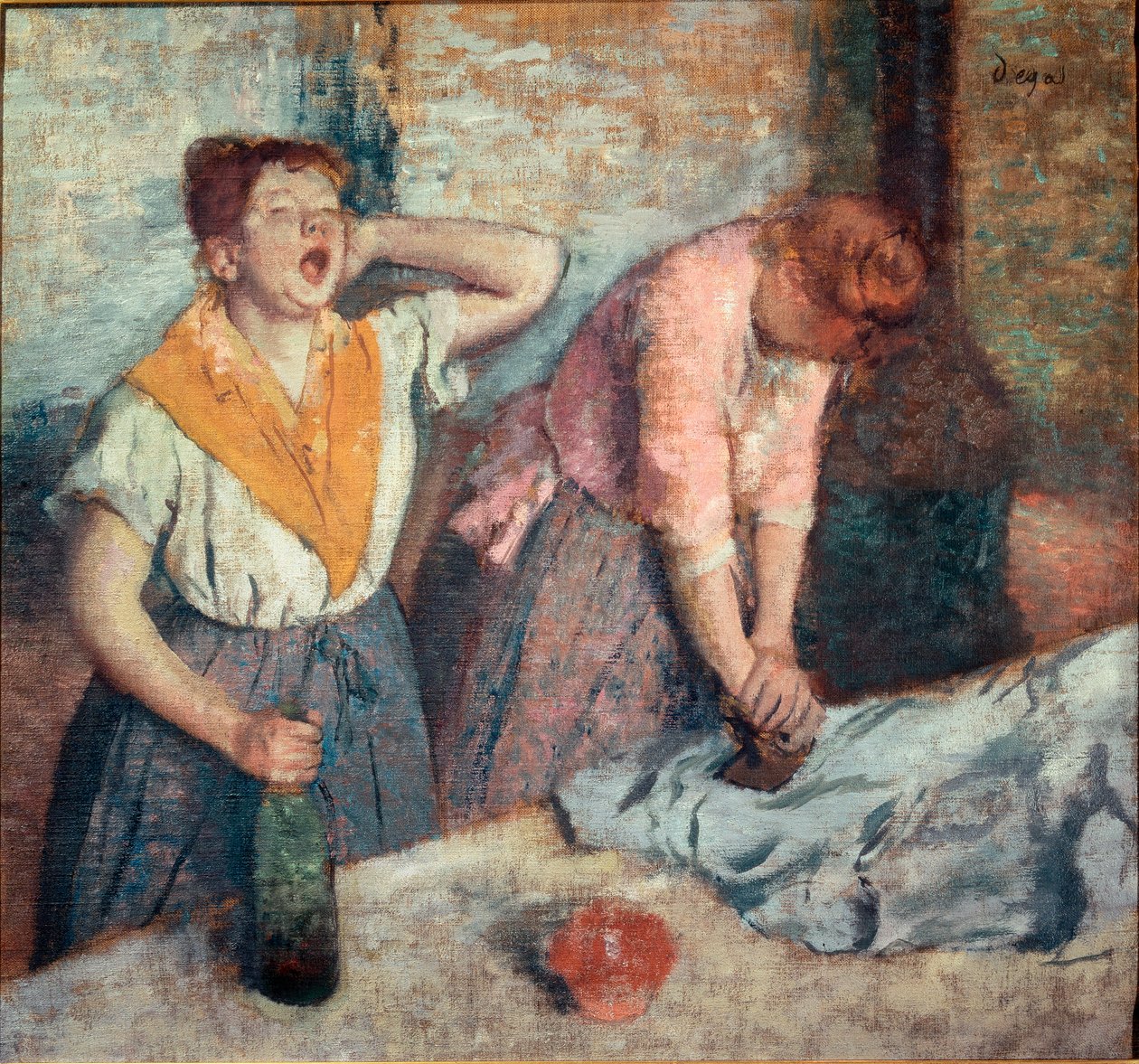 Strijksters door Edgar Degas