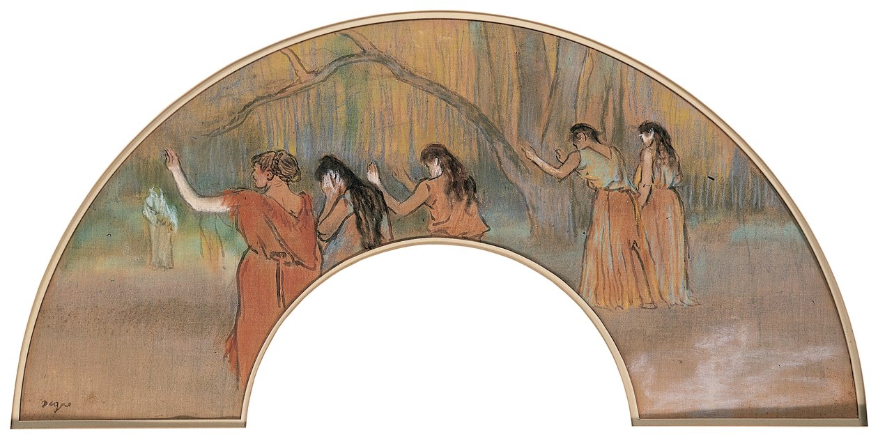 Personages uit de opera, ca. 1880 door Edgar Degas