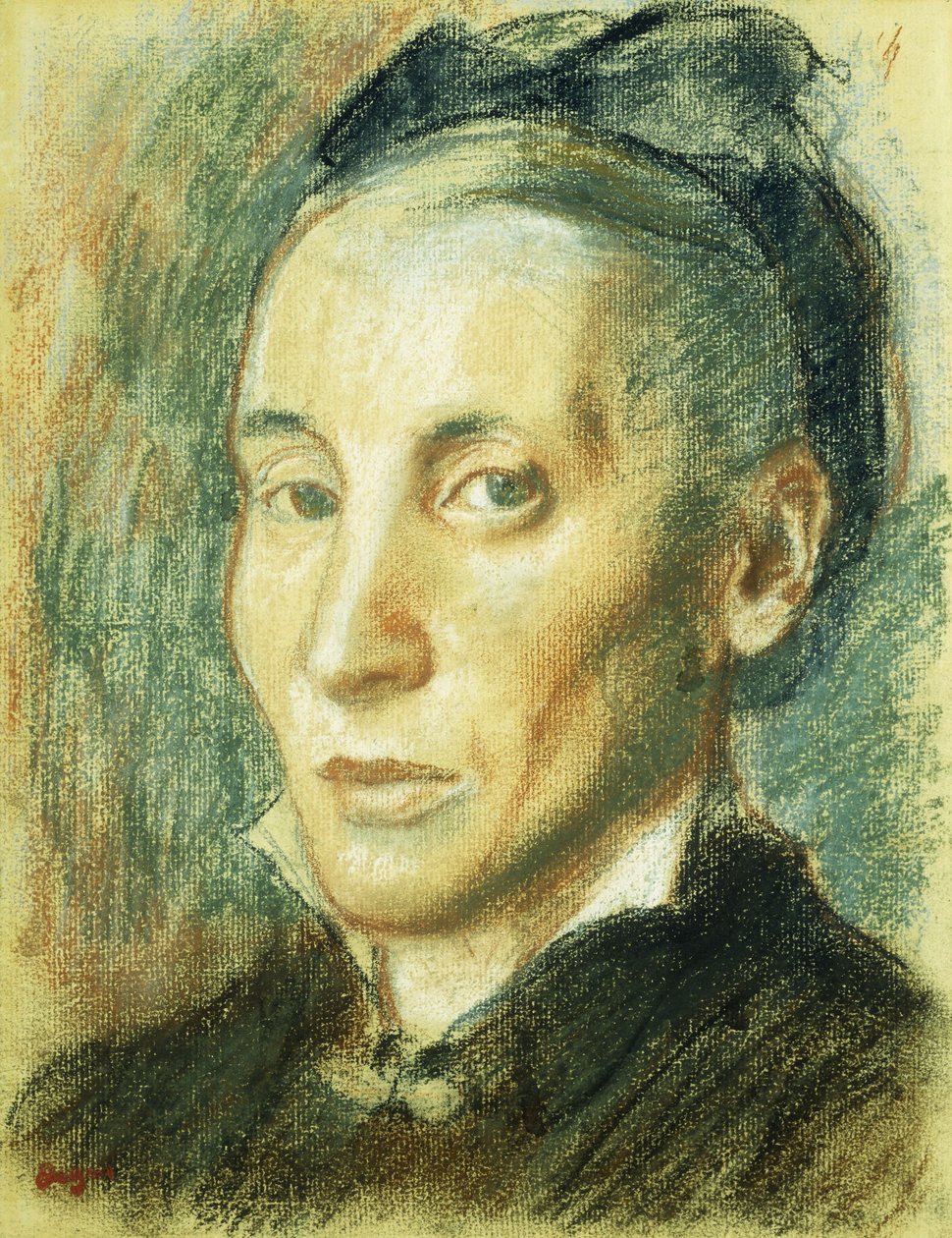 Portret van een vrouw, 1881-85 door Edgar Degas