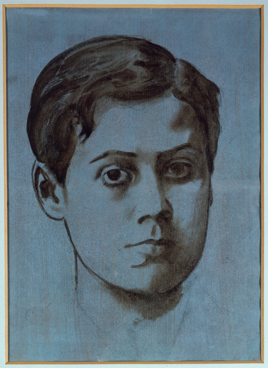 Portret van een jonge man door Edgar Degas
