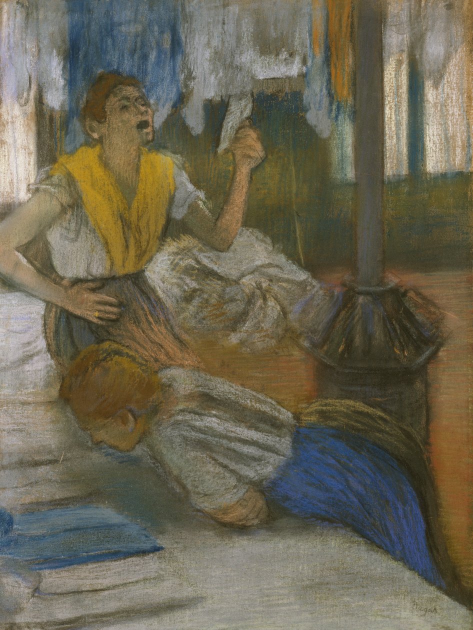 Een Brief Lezen door Edgar Degas