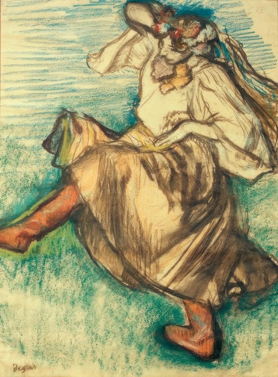 Russische danseres door Edgar Degas