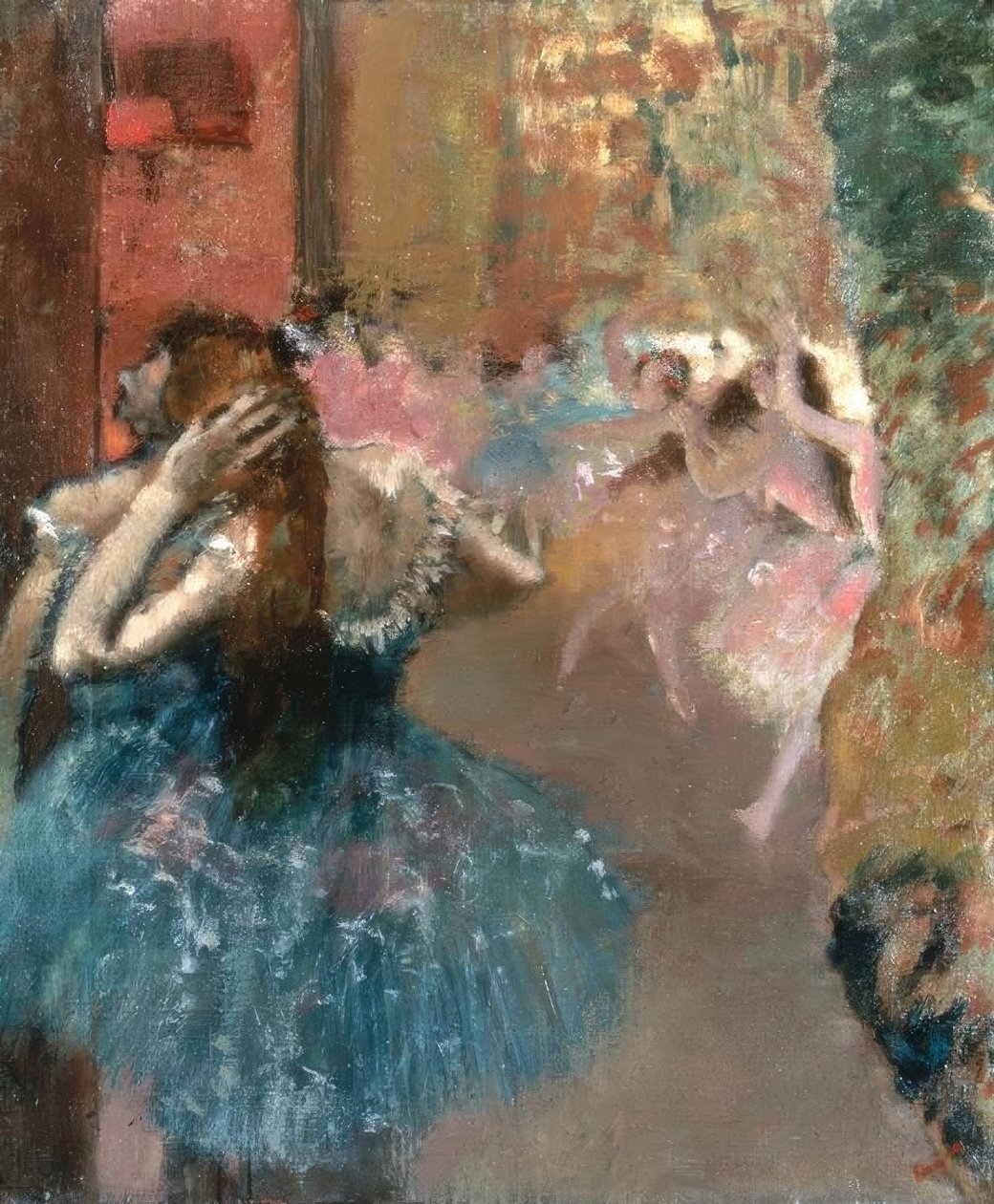 Balletscène door Edgar Degas