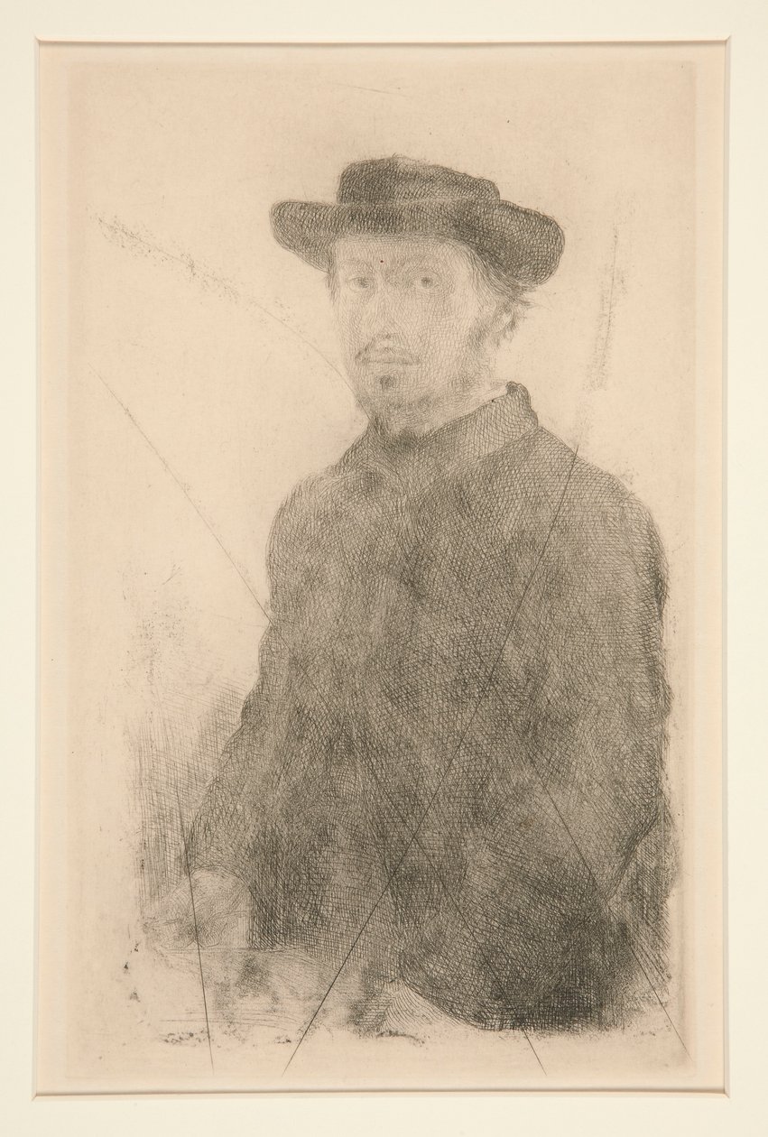 Zelfportret door Edgar Degas