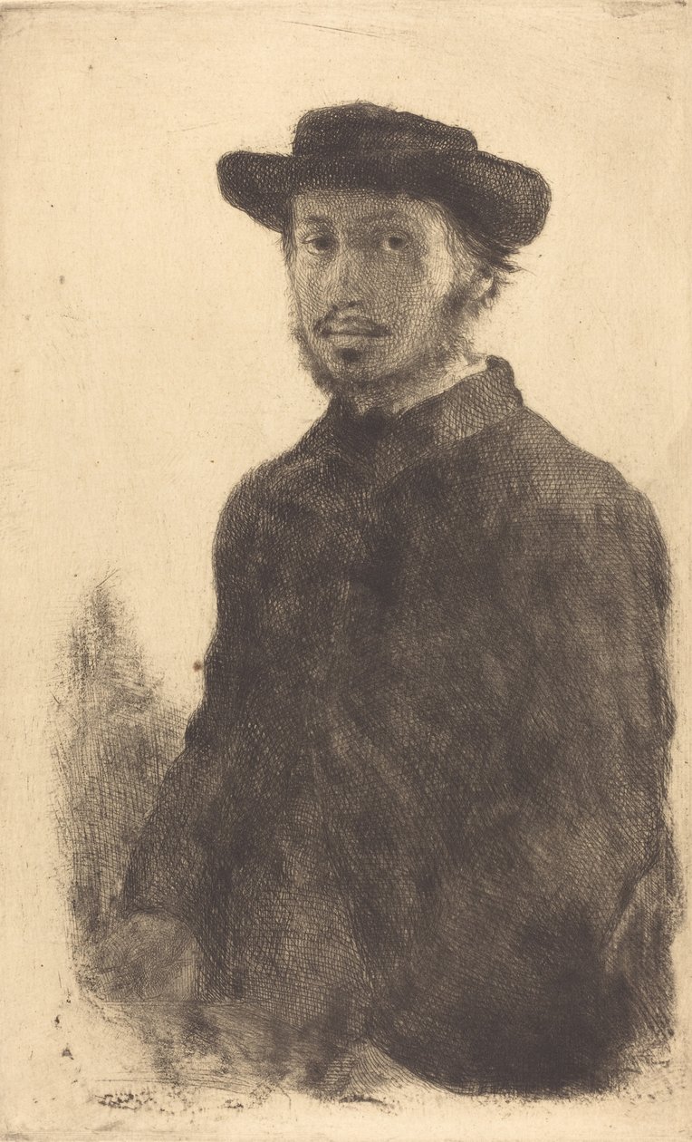 Zelfportret door Edgar Degas