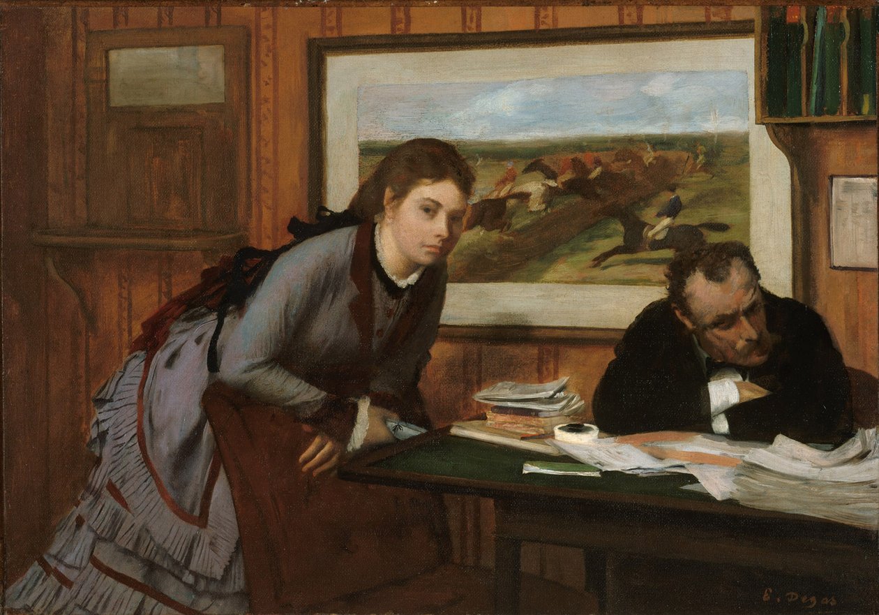 Chagrijnig door Edgar Degas
