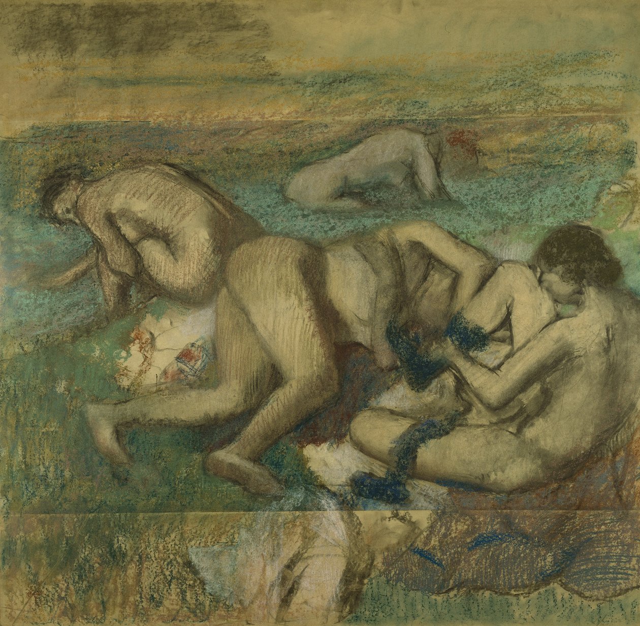 De baders door Edgar Degas