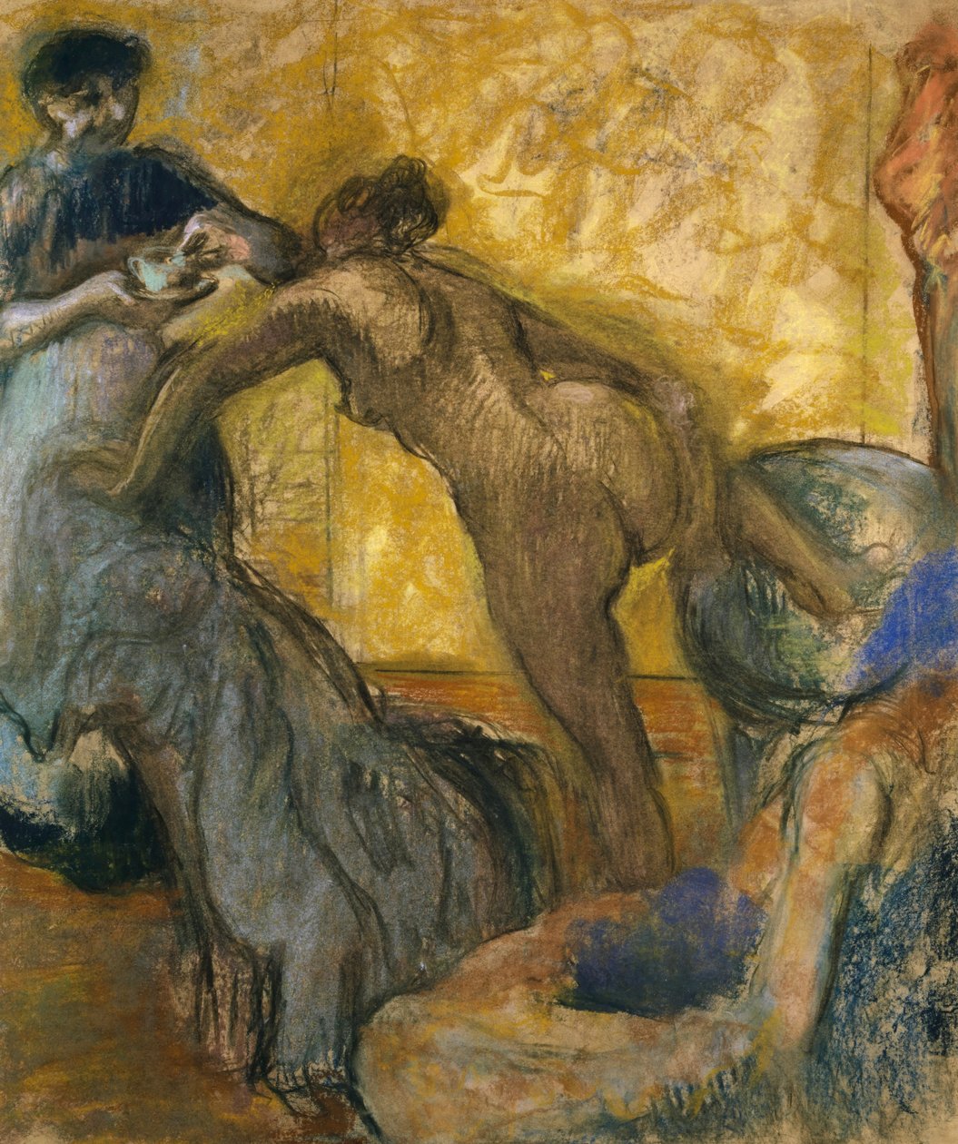 De Beker Warme Chocolade door Edgar Degas