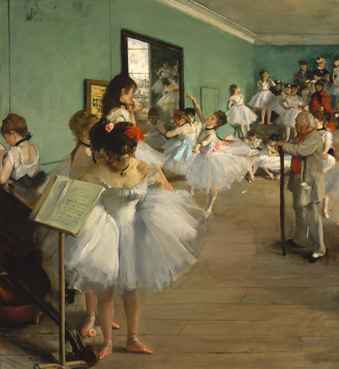 De dansles, 1874 door Edgar Degas