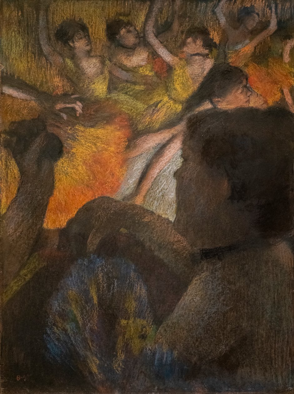 De Loge. 1885. door Edgar Degas