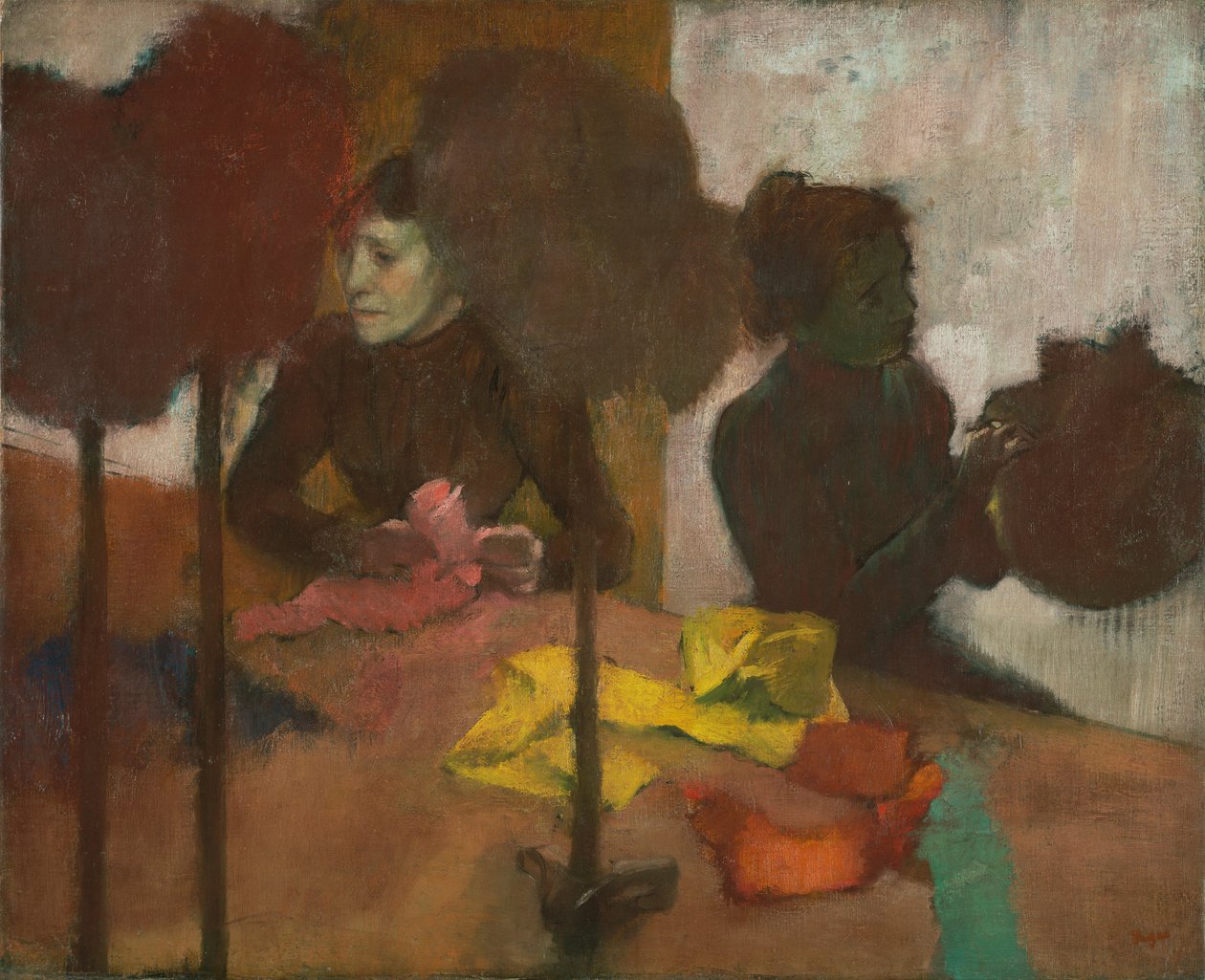 De hoedenmakers door Edgar Degas
