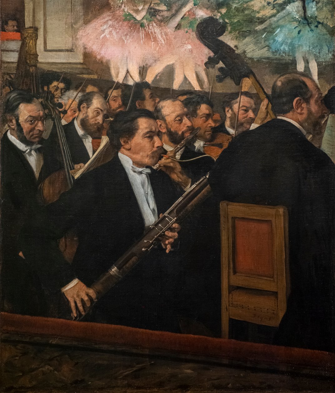 Het Opera Orkest. 1870 door Edgar Degas