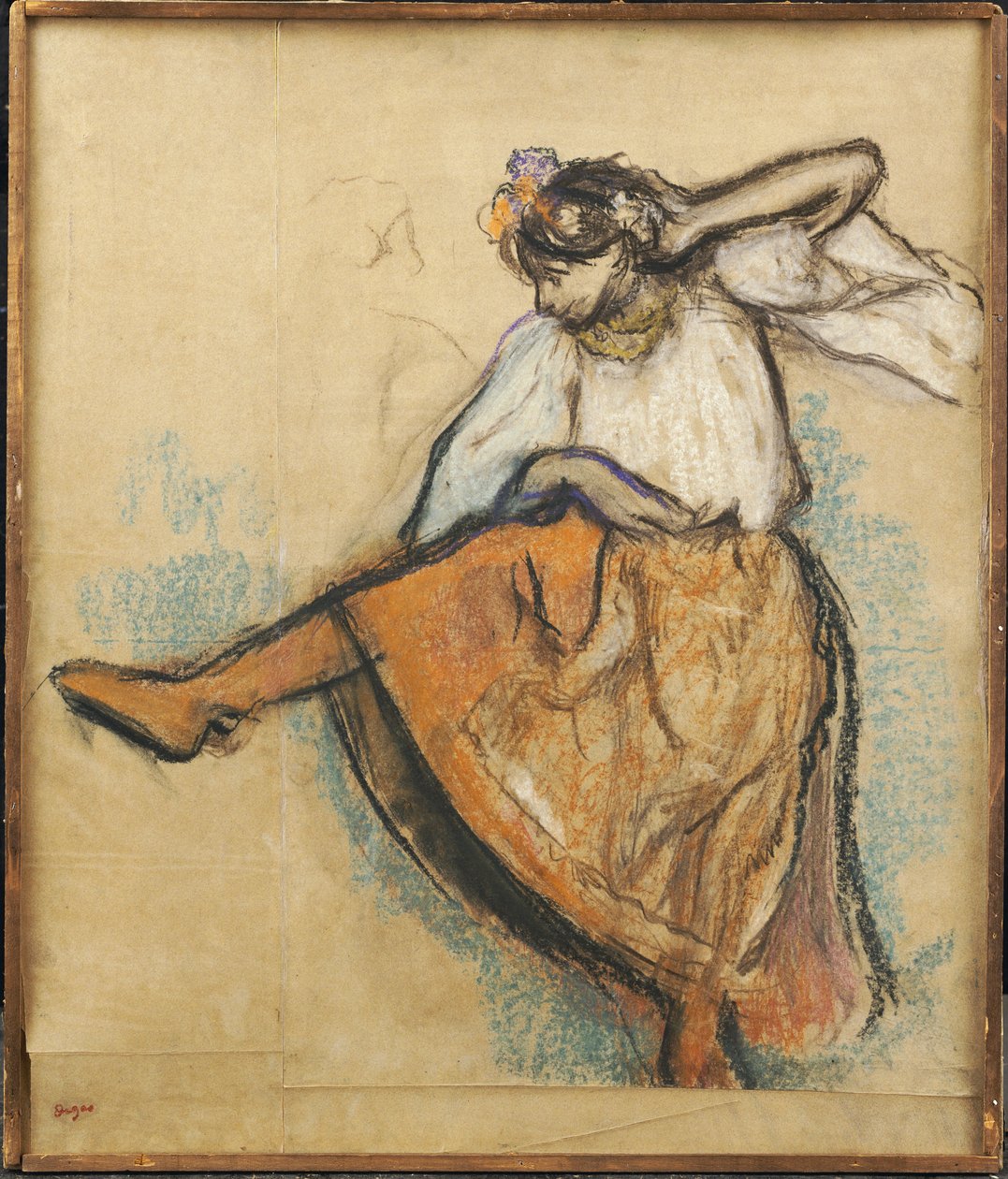 De Russische danseres door Edgar Degas