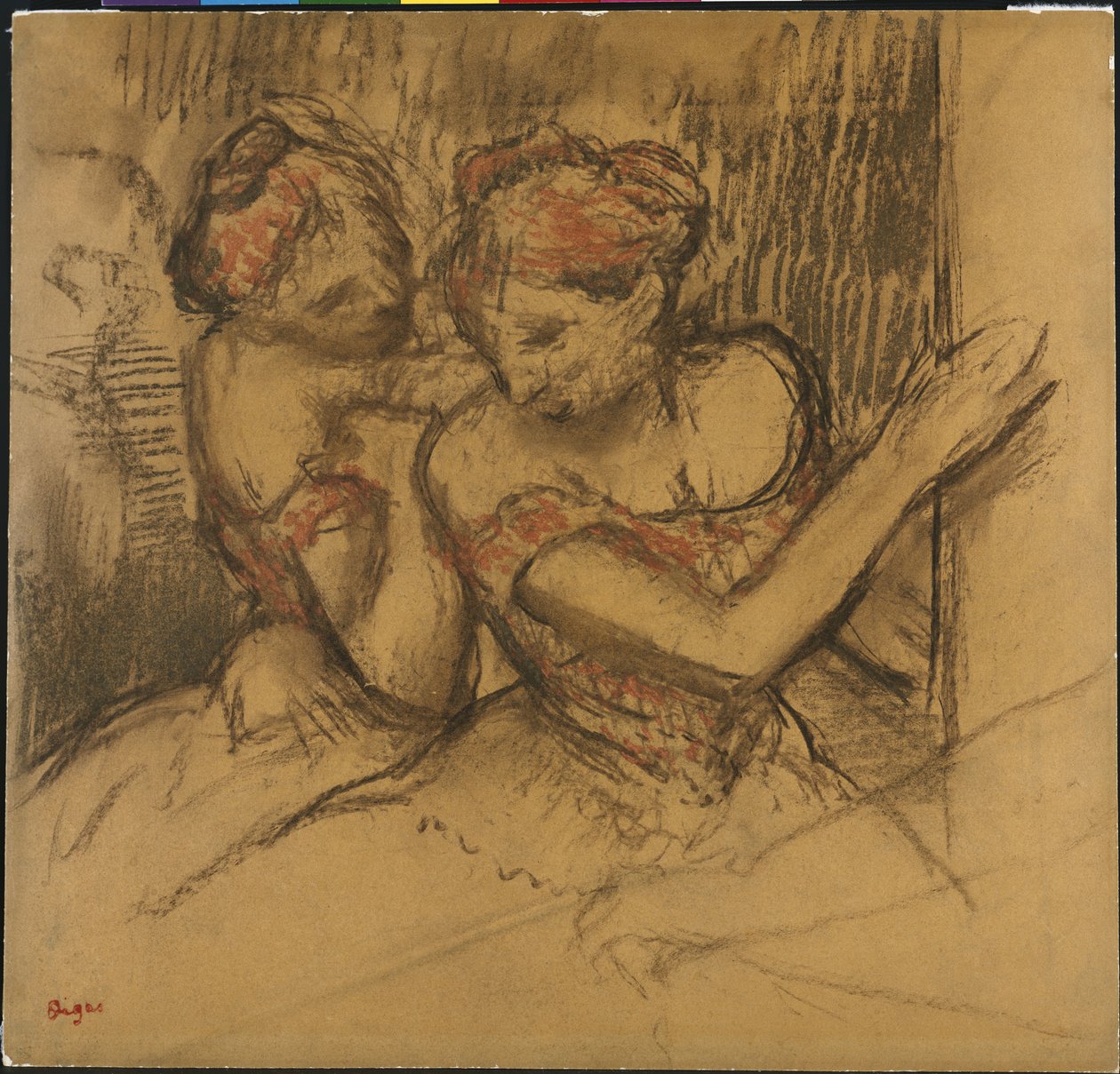 Twee dansers door Edgar Degas