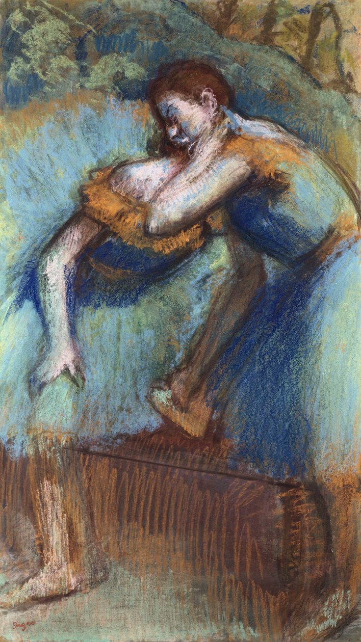 Twee Dansers, c.1891 door Edgar Degas