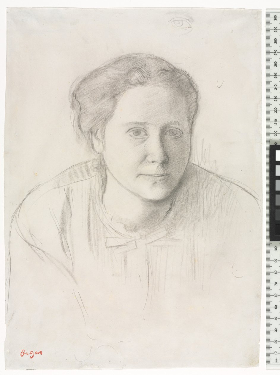 Victoria Dubourg, ca. 1866 door Edgar Degas