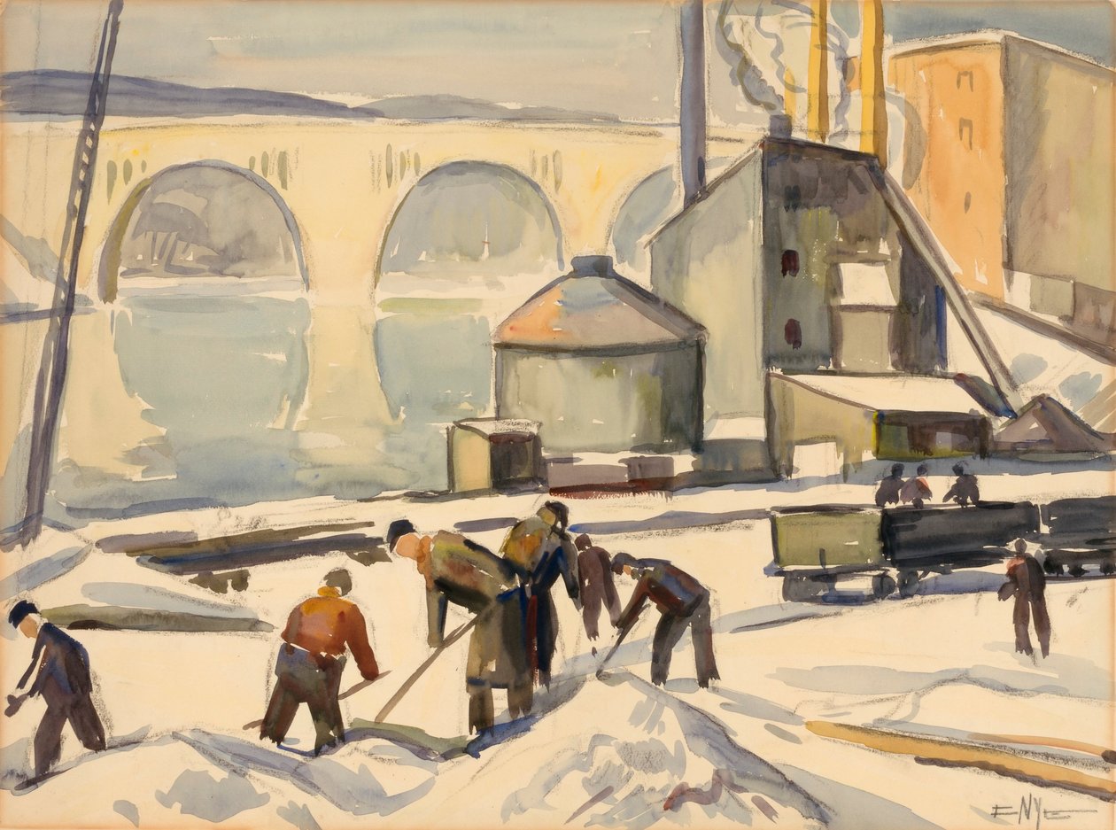 C.W.A.-medewerker bij Key Bridge door Edgar Nye