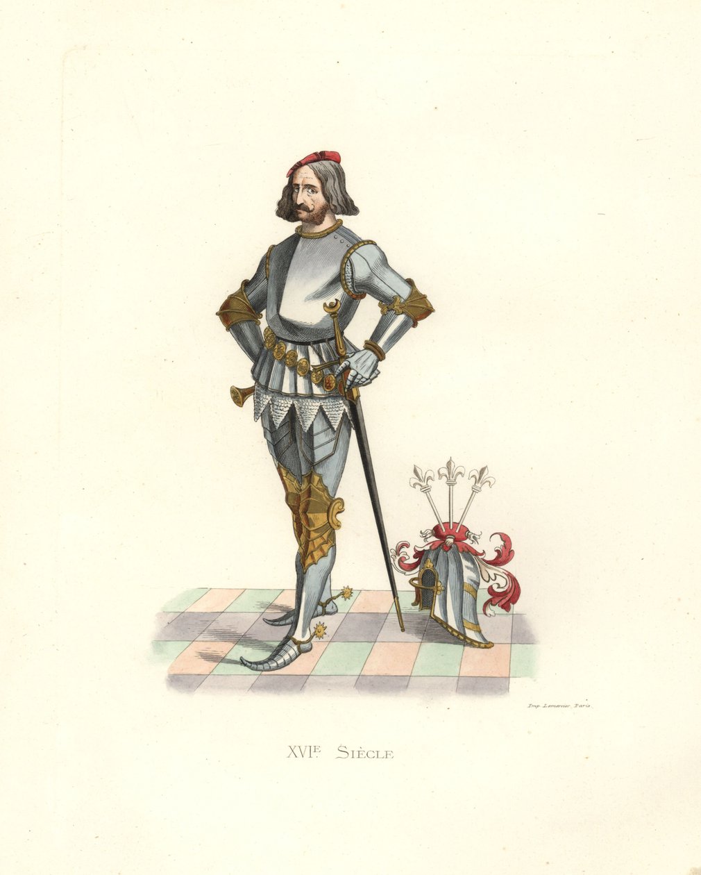 Patriciër van Neurenberg door Edmond Lechevallier Chevignard