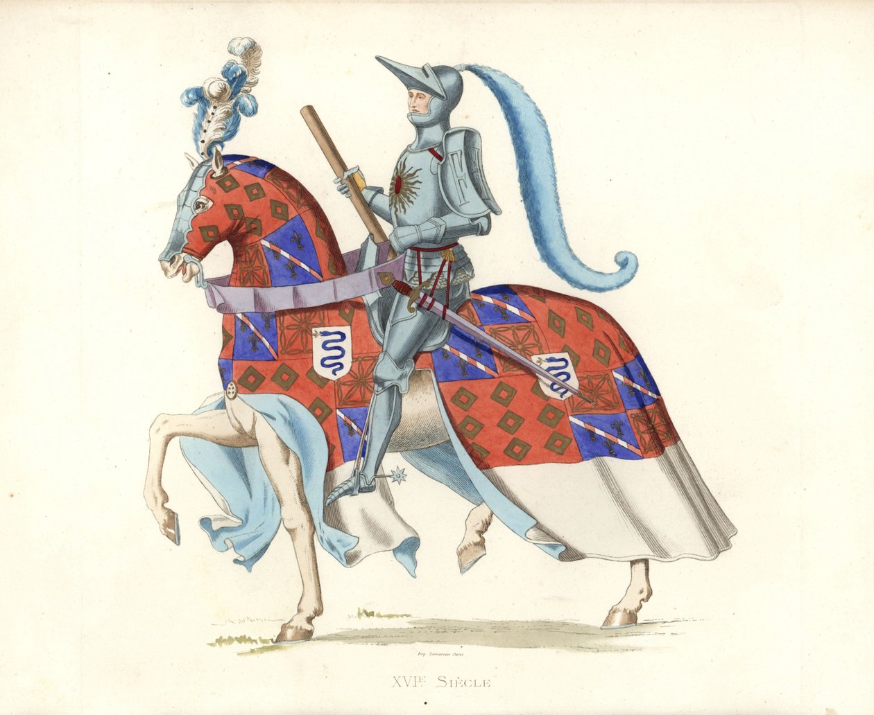 Pierre, Vicomte de Rohan (illustratie) door Edmond Lechevallier Chevignard