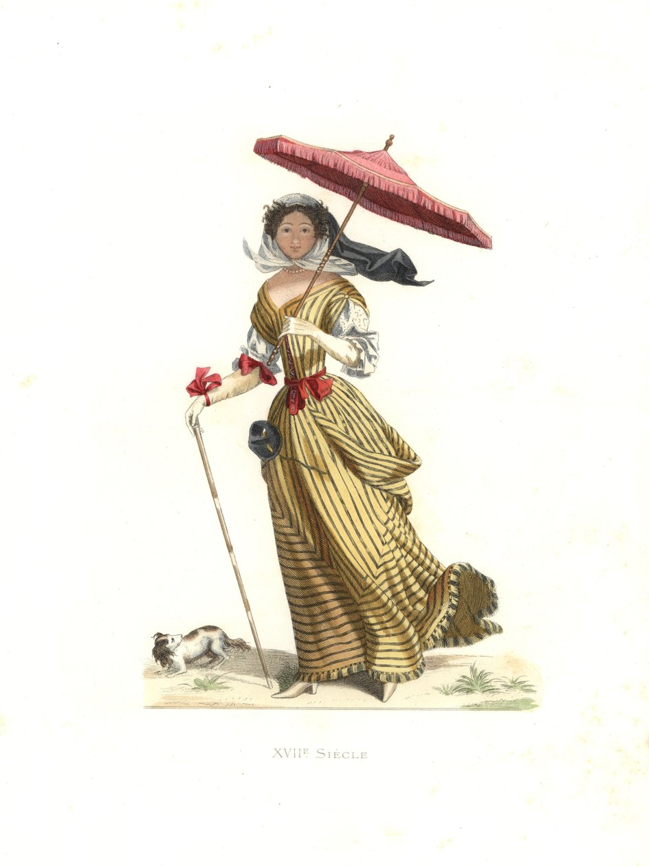 Vrouw in zomerkleding, Frankrijk door Edmond Lechevallier Chevignard
