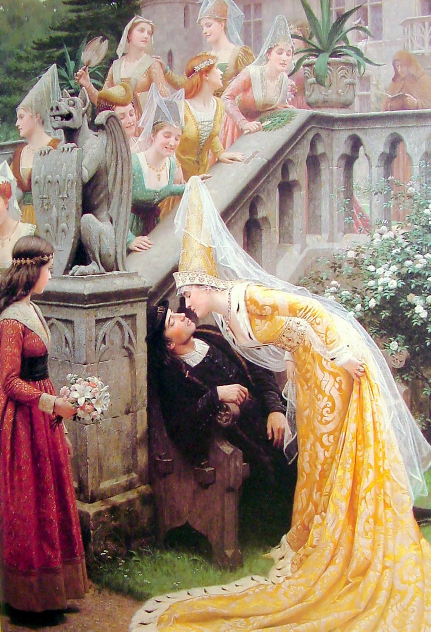 Alain Chartier door Edmund Leighton