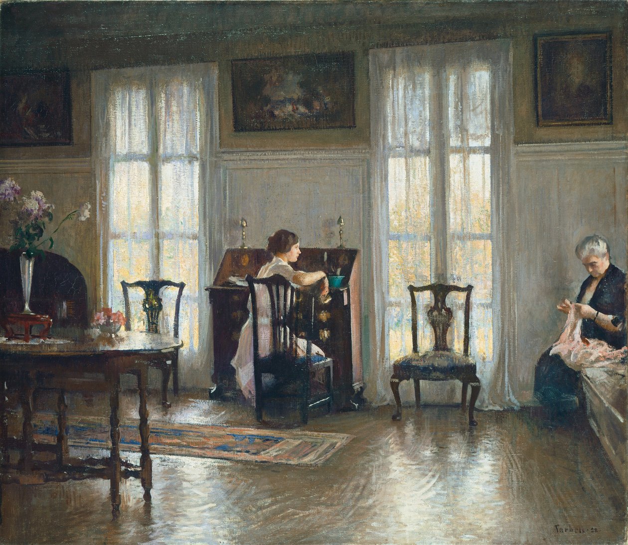 Moeder en Maria door Edmund Charles Tarbell