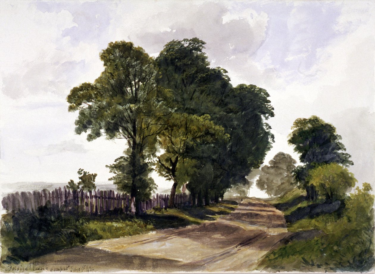 Belsize Lane, Hampstead, Londen door Edmund Marks