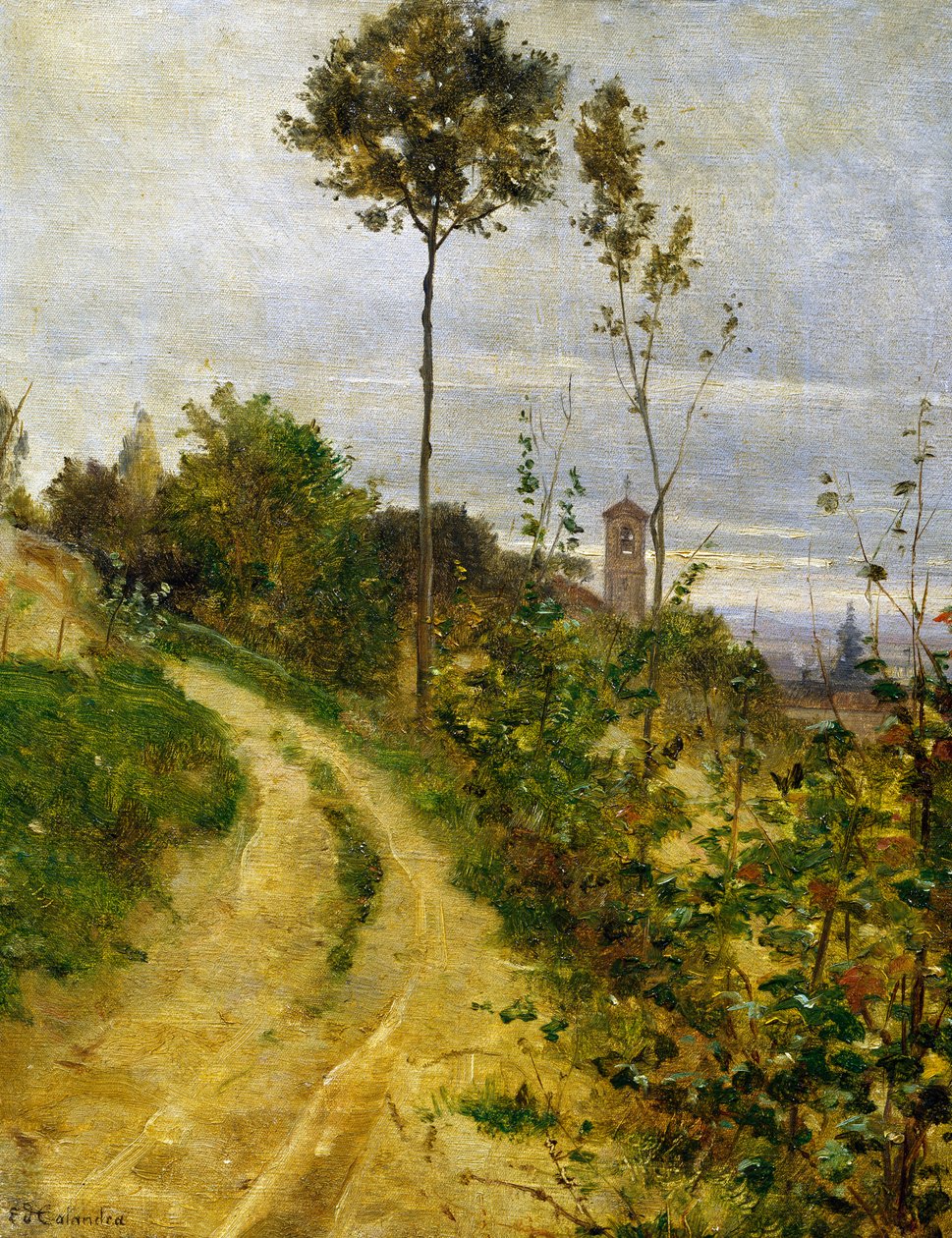 Heuvelweg door Edoardo Calandra