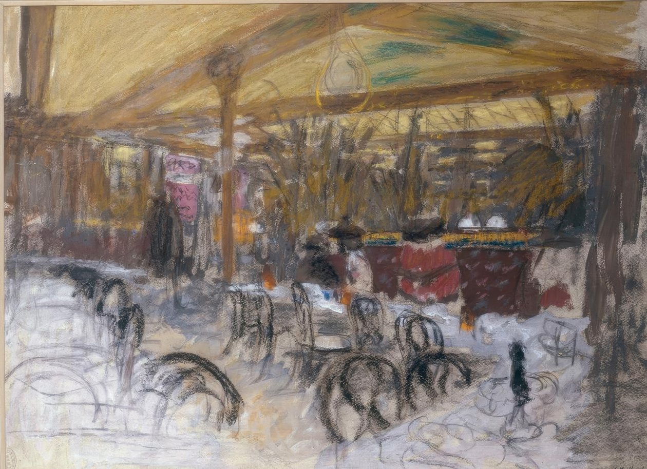 Het Café Wepler door Edouard Vuillard