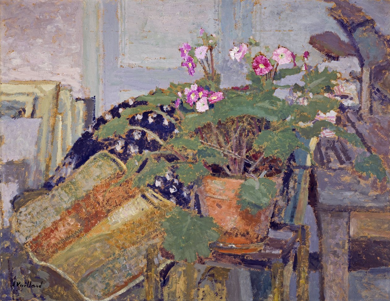 Le Pot de fleurs door Edouard Vuillard