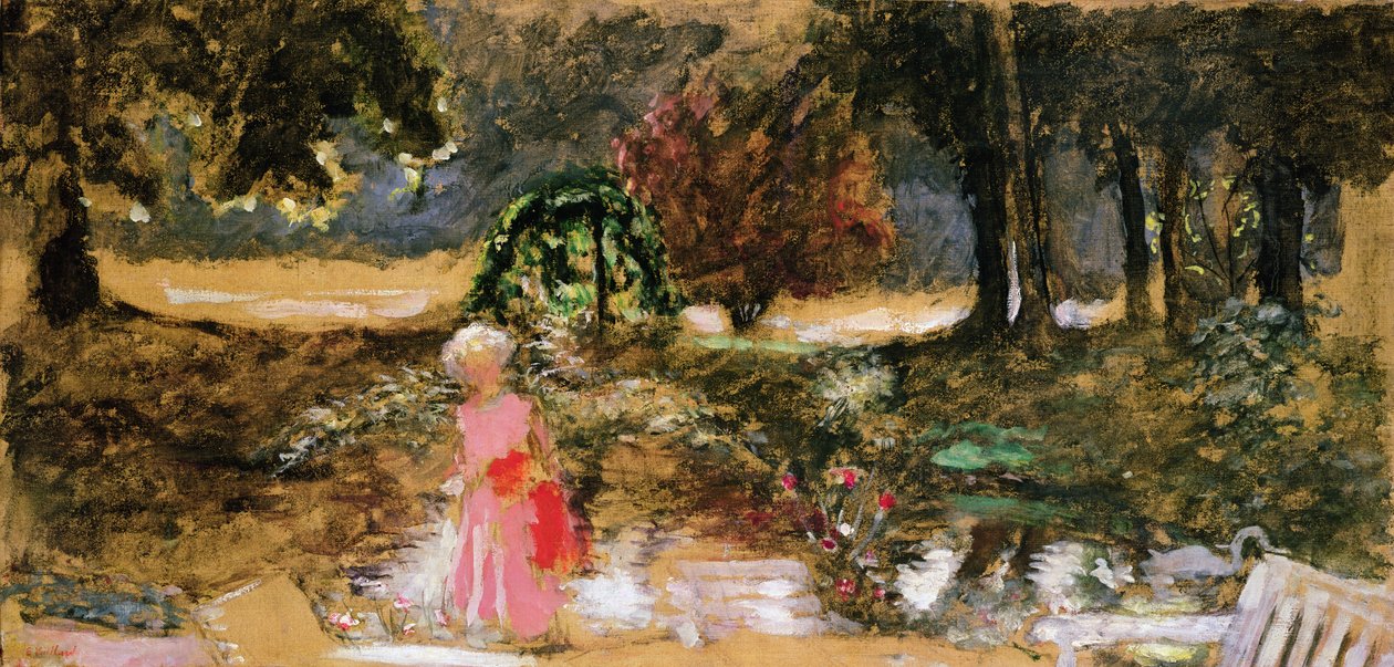 Moeder en Kind in een Park door Edouard Vuillard