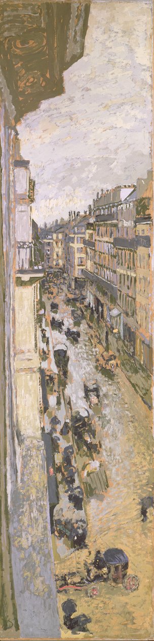 Rues de Paris, ca. 1908 door Edouard Vuillard